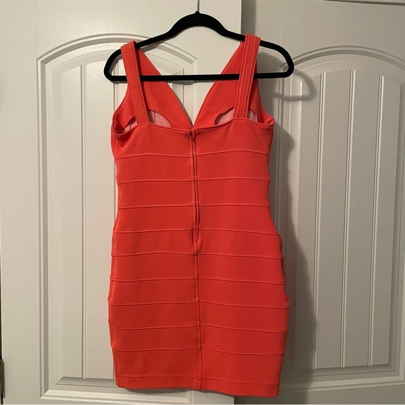 Vintage Etoile Coral 2 Piece Set Dress and Crop Jacket - Picture 5 of 16